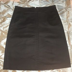 Banana Republic Black Slightly A-line Skirt